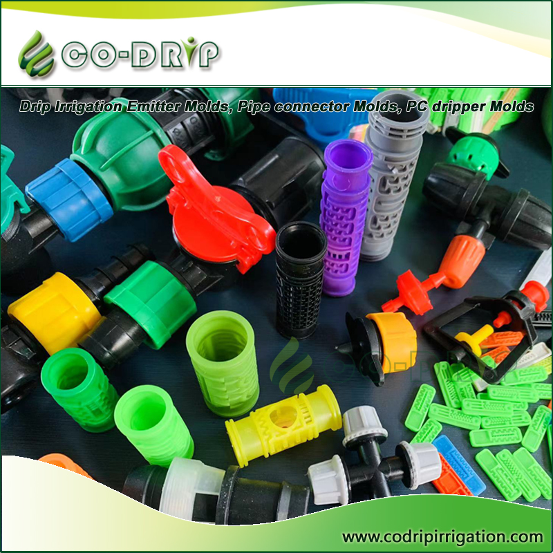 Various pc sprinkler drippers Mold, Irrigation Pipe Fitting Mold.jpg